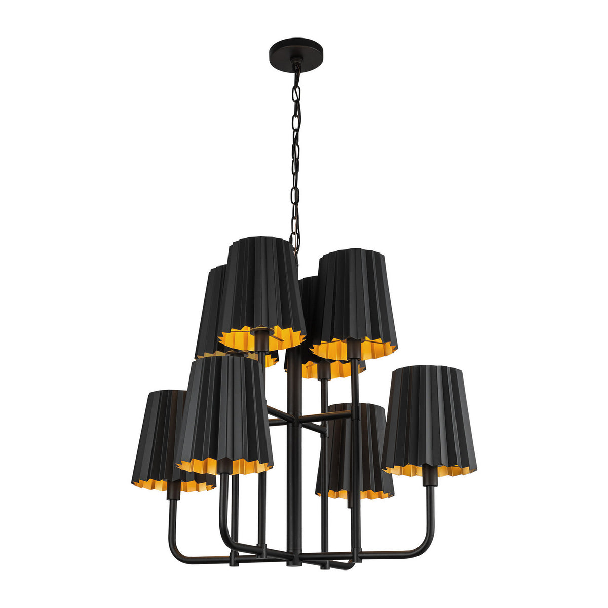 Lustre 8 lumières | Plisse
