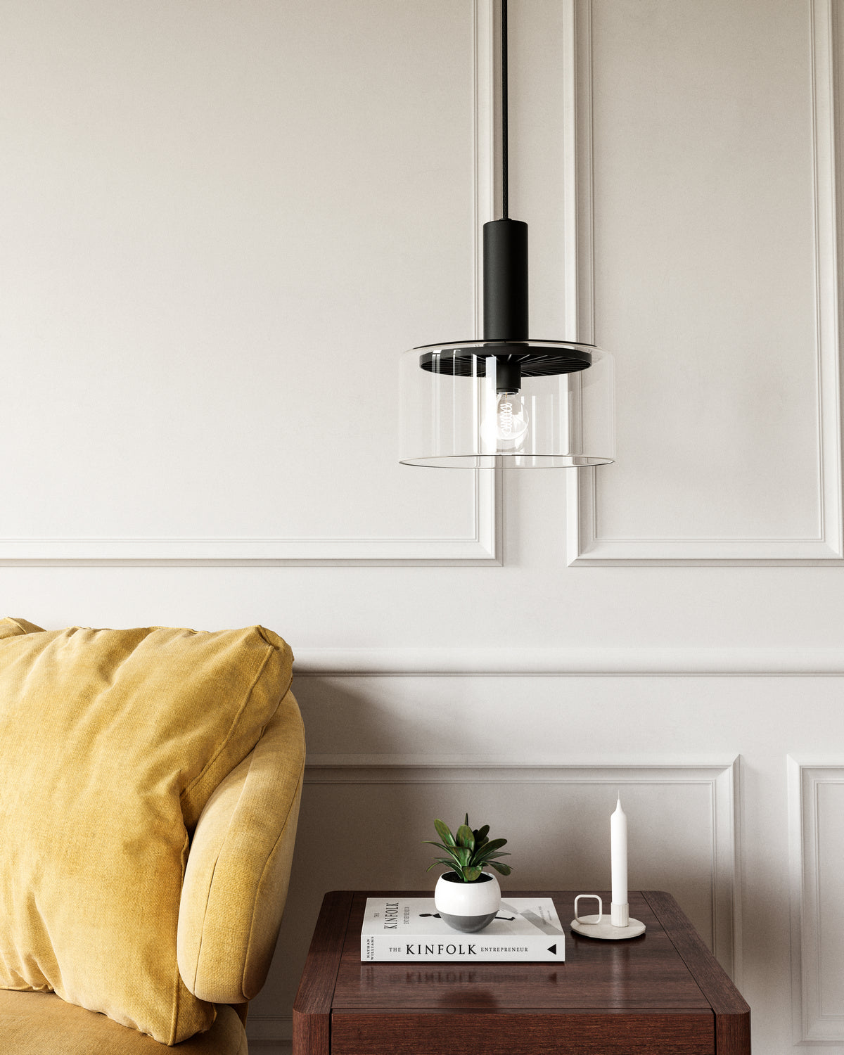 Suspension 1 lumière | Royale