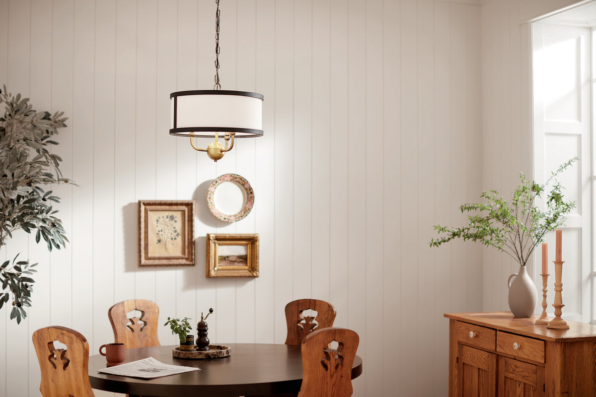 Lustre ou semi-plafonnier 3 lumières | Heddle