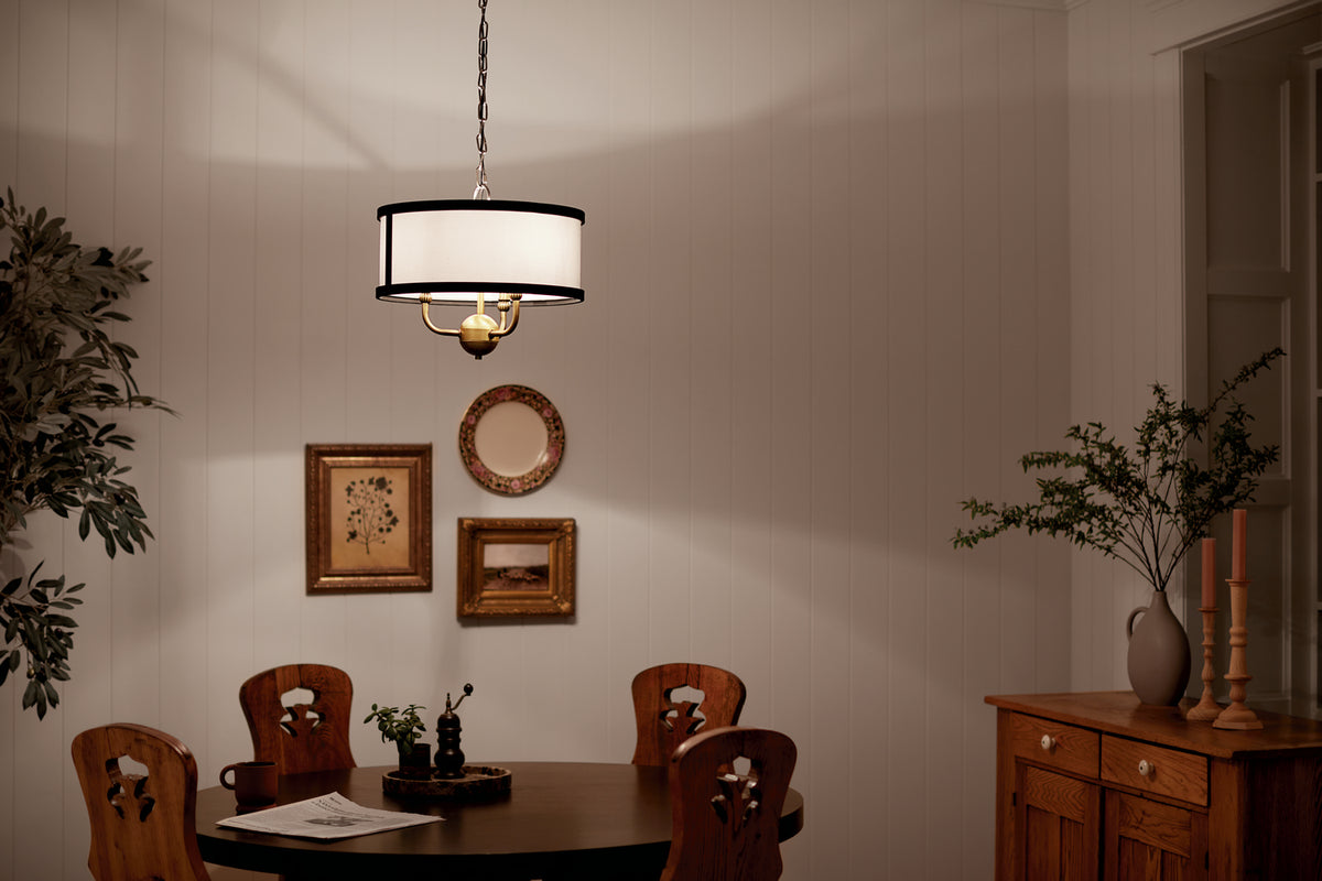 Lustre ou semi-plafonnier 3 lumières | Heddle