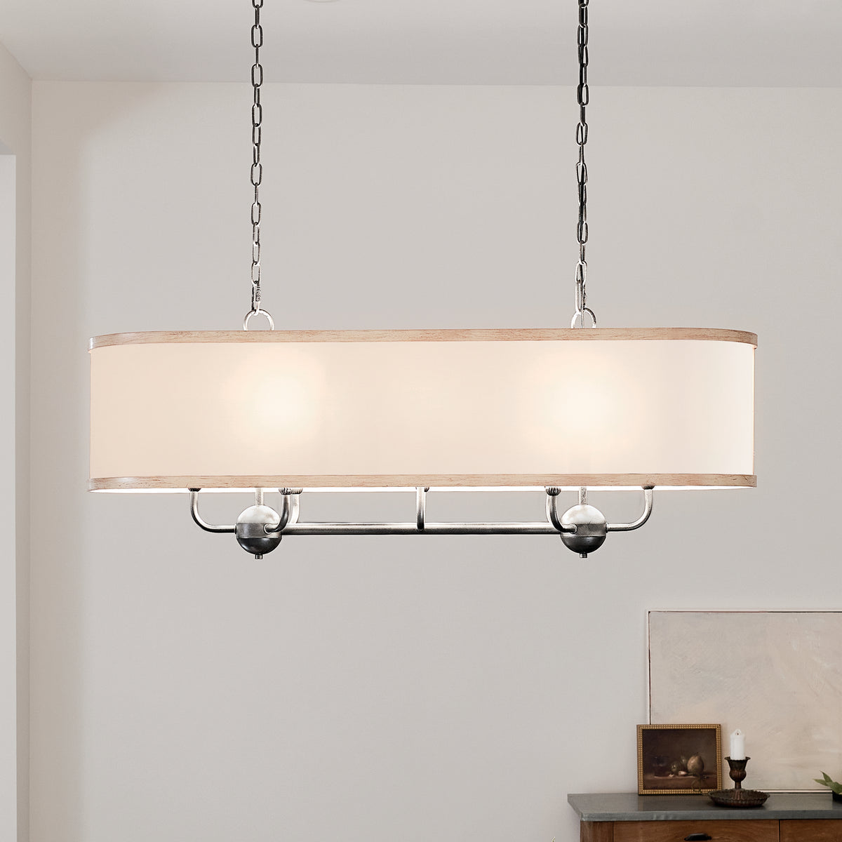 Lustre linéaire 8 lumières | Heddle