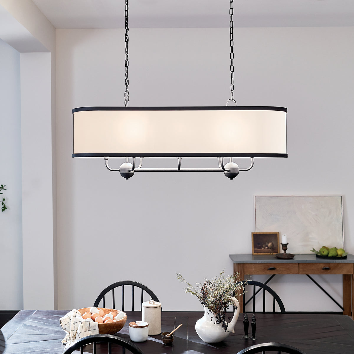 Lustre linéaire 8 lumières | Heddle