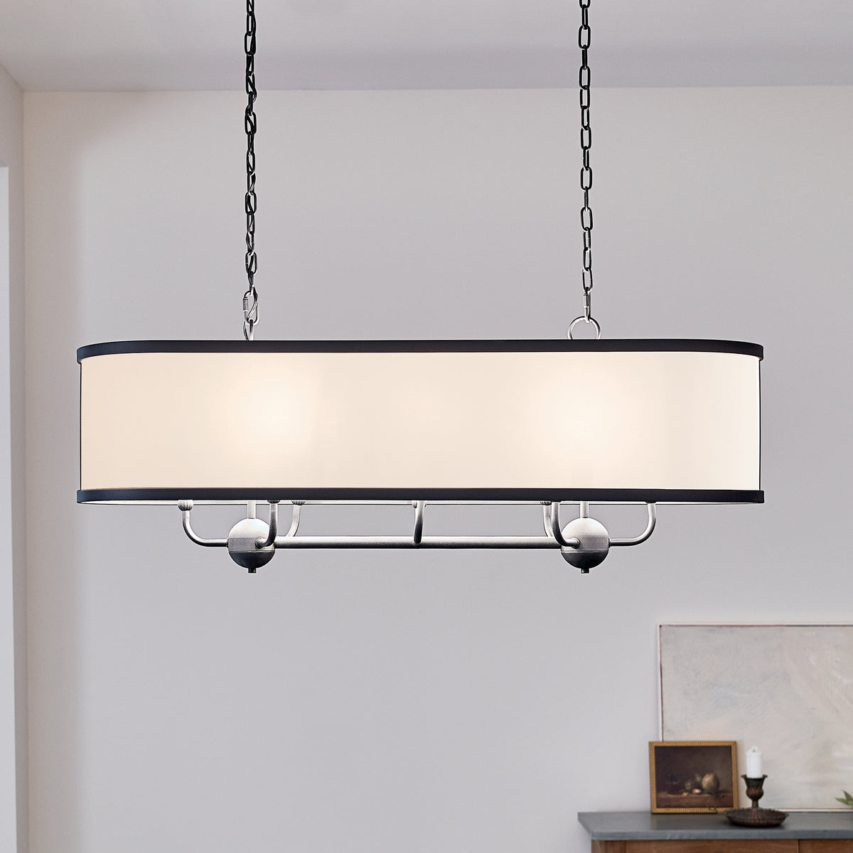 Lustre linéaire 8 lumières | Heddle