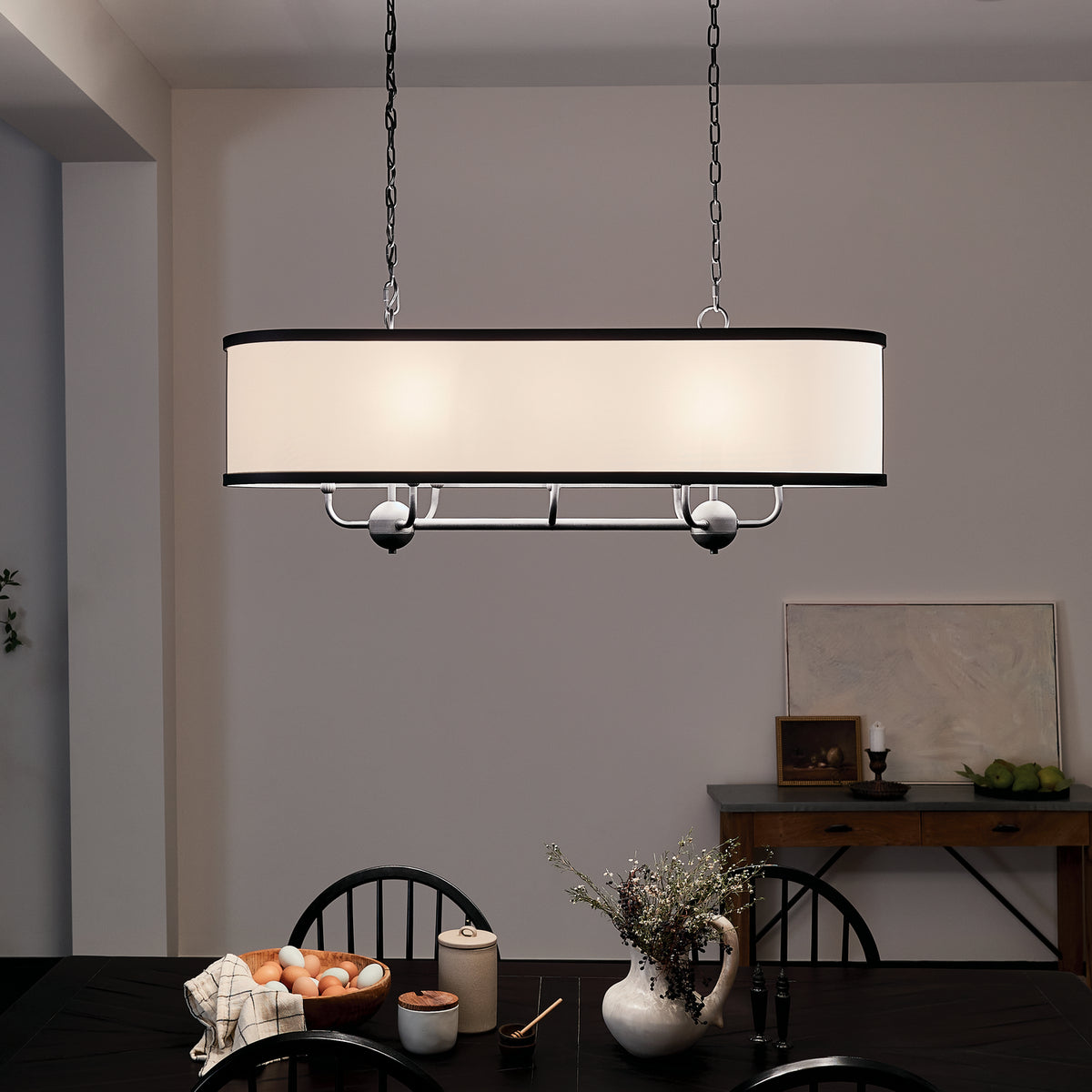 Lustre linéaire 8 lumières | Heddle