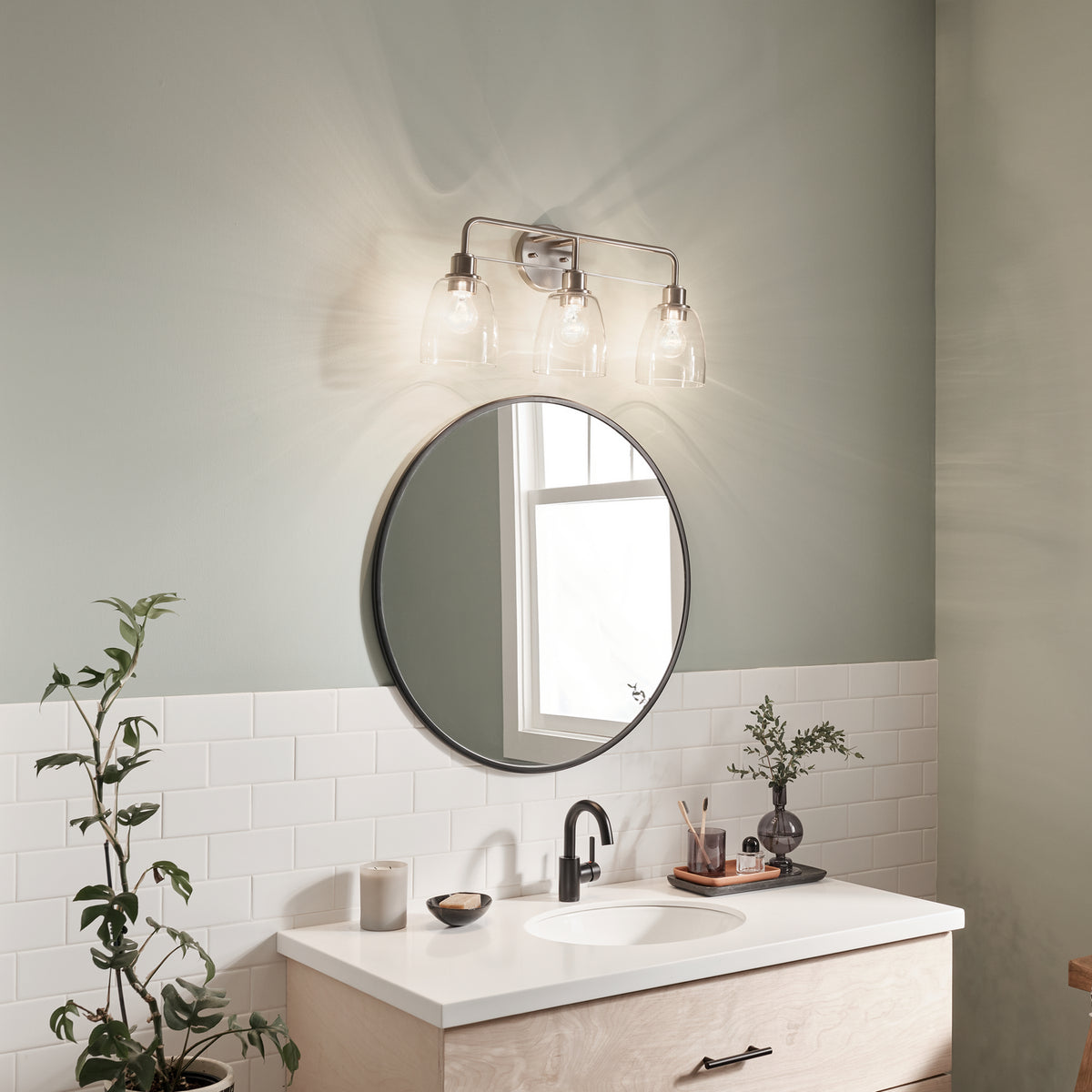 Applique de salle de bain 3 lumières | Meller