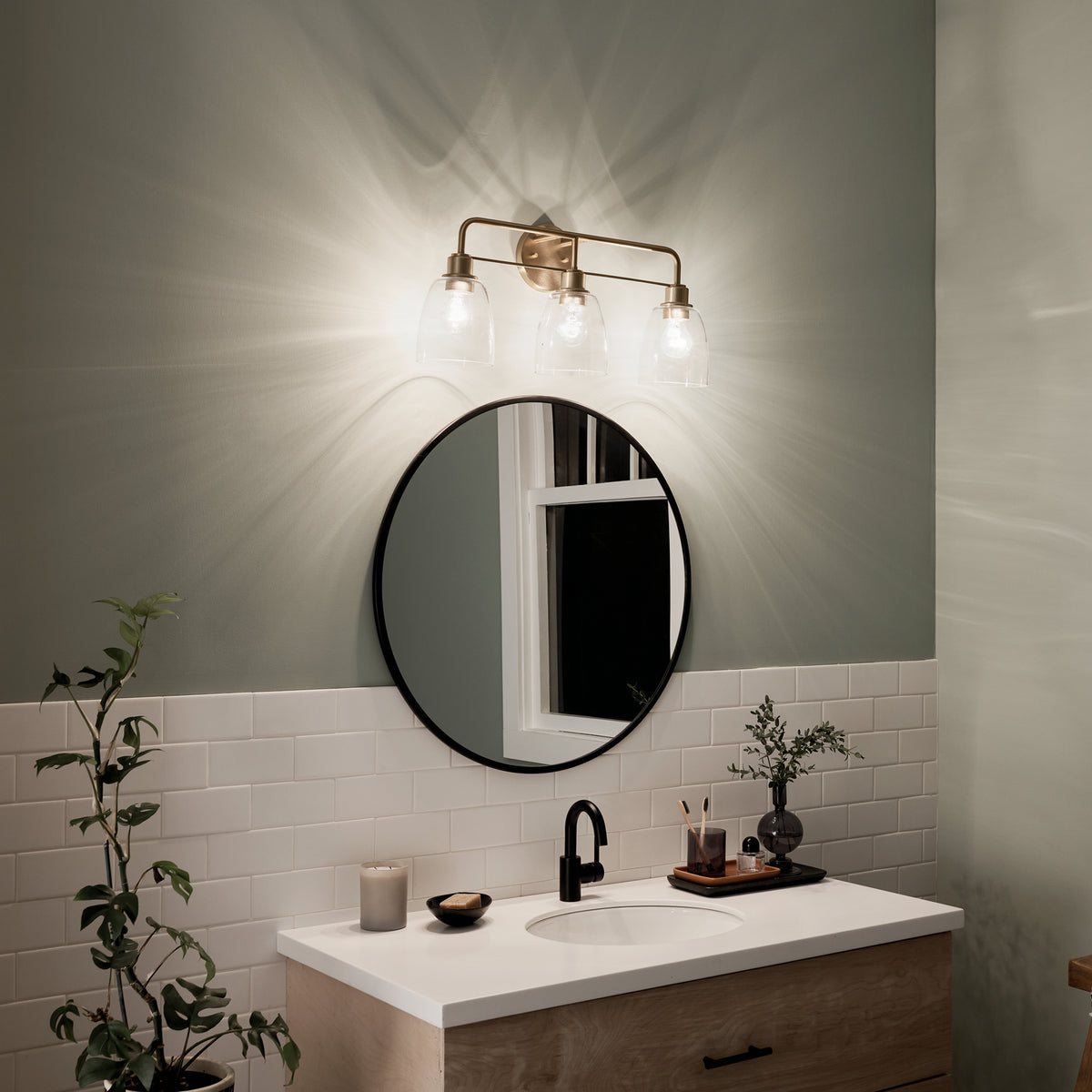 Applique de salle de bain 3 lumières | Meller