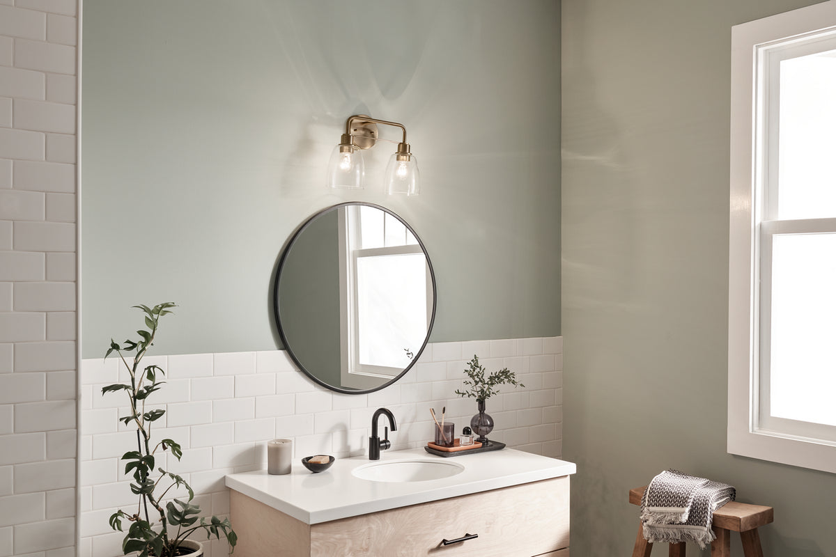 Applique de salle de bain 2 lumières | Meller