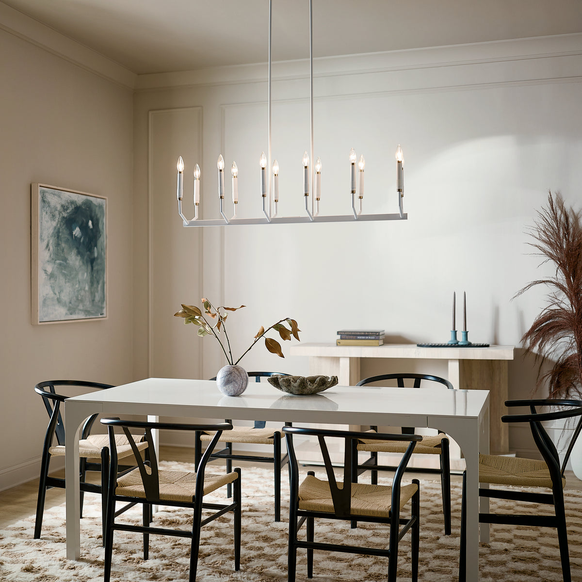 Lustre linéaire 12 lumières | Armand
