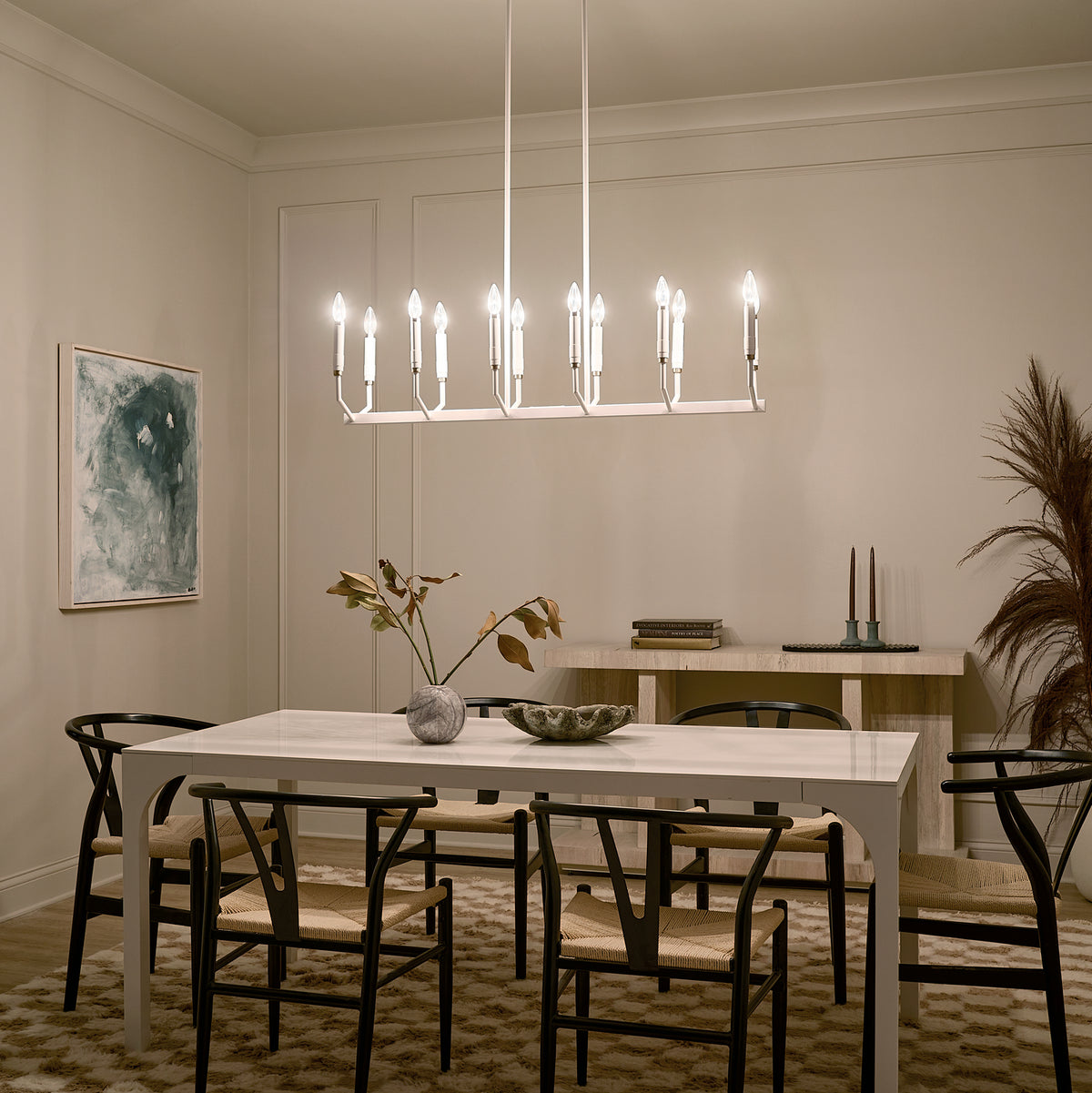 Lustre linéaire 12 lumières | Armand