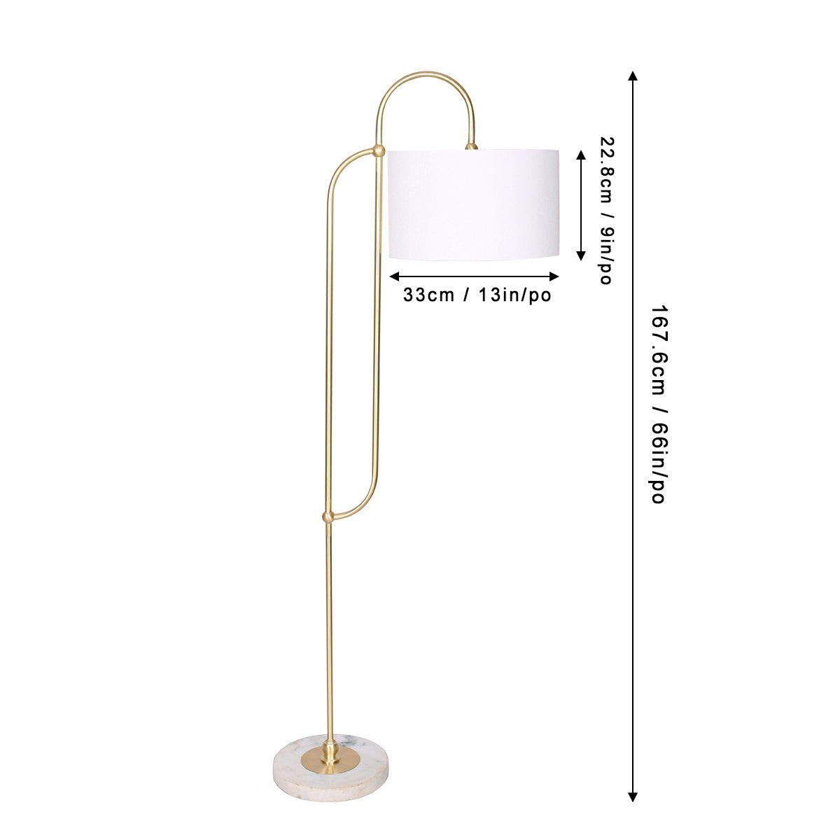 Lampadaire 1 lumière | LL2031