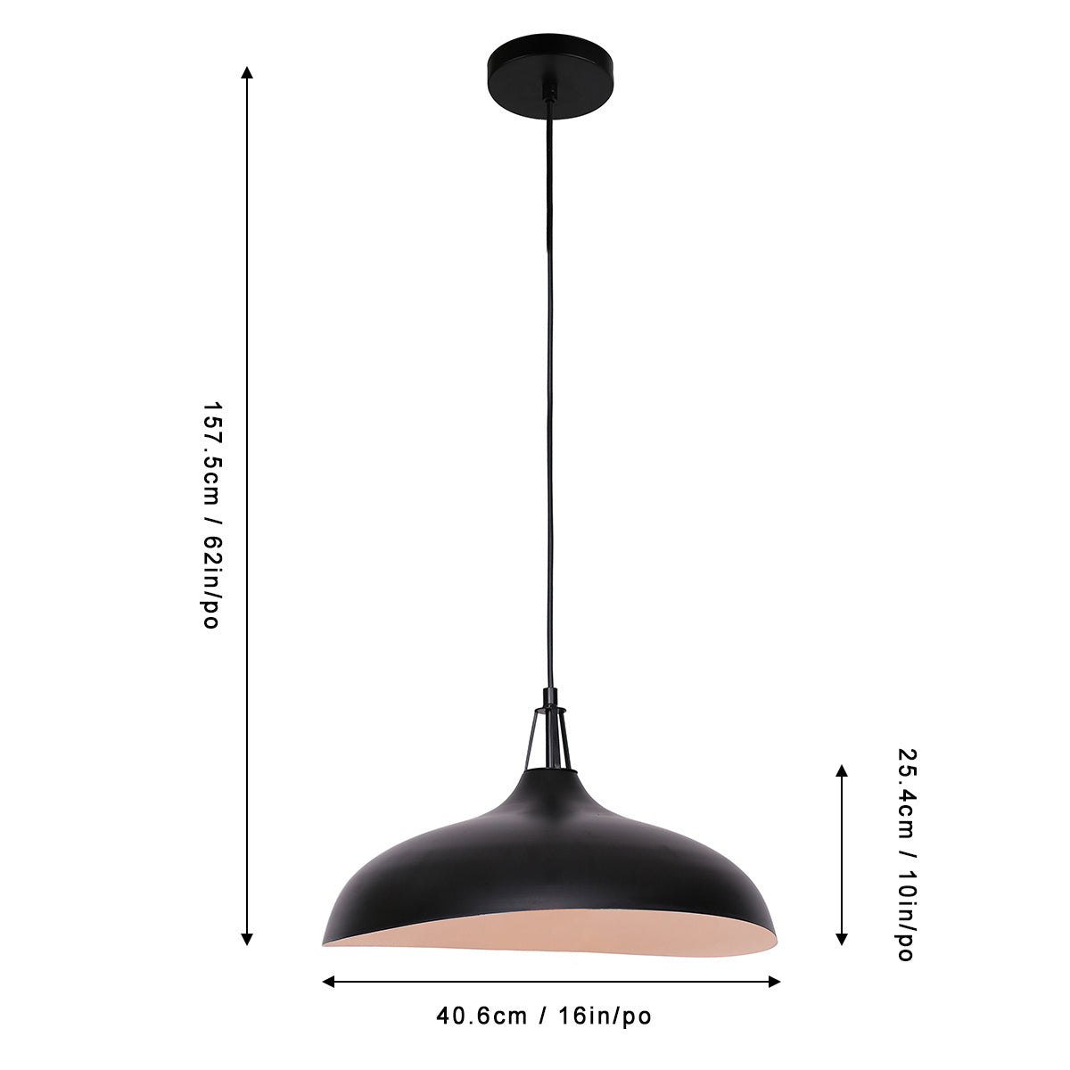 Suspension 1 lumière | LL2166