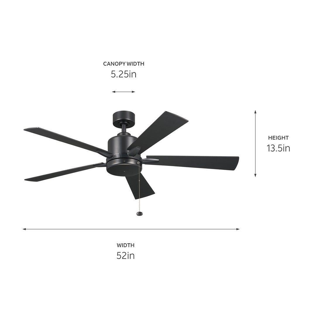 Ventilateur de plafond 52 po | Lucian II