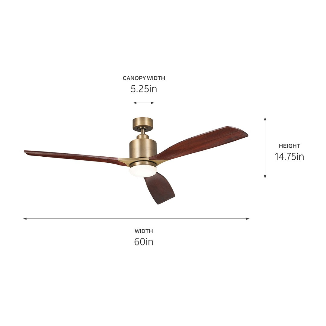 Ventilateur de plafond 60 po | Ridley II