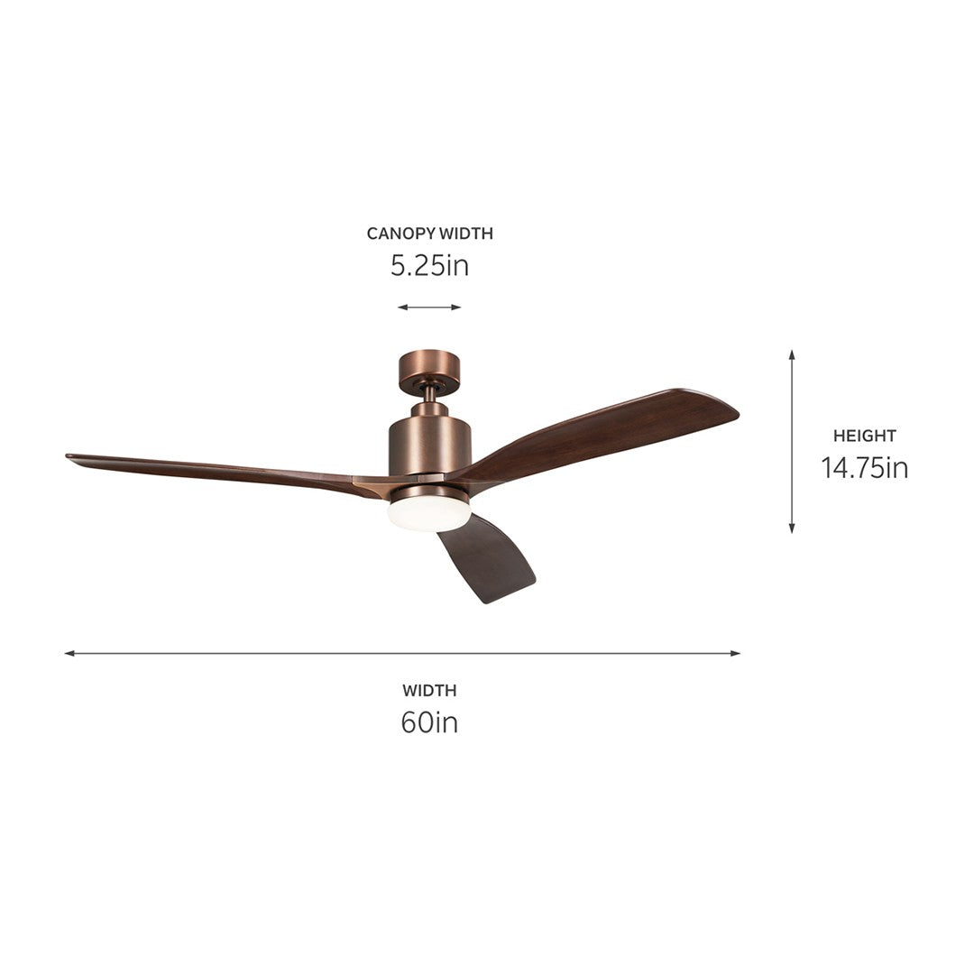 Ventilateur de plafond 60 po | Ridley II