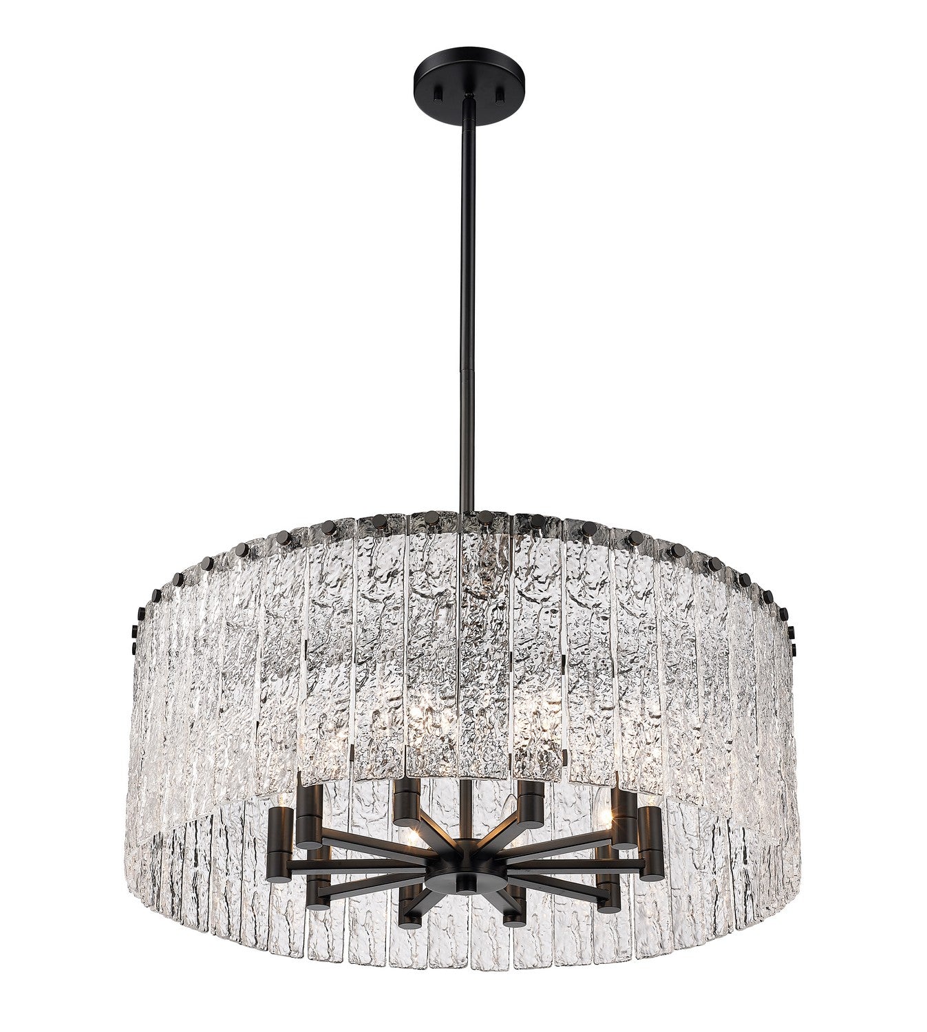 Lustre 10 lumières | Glacier