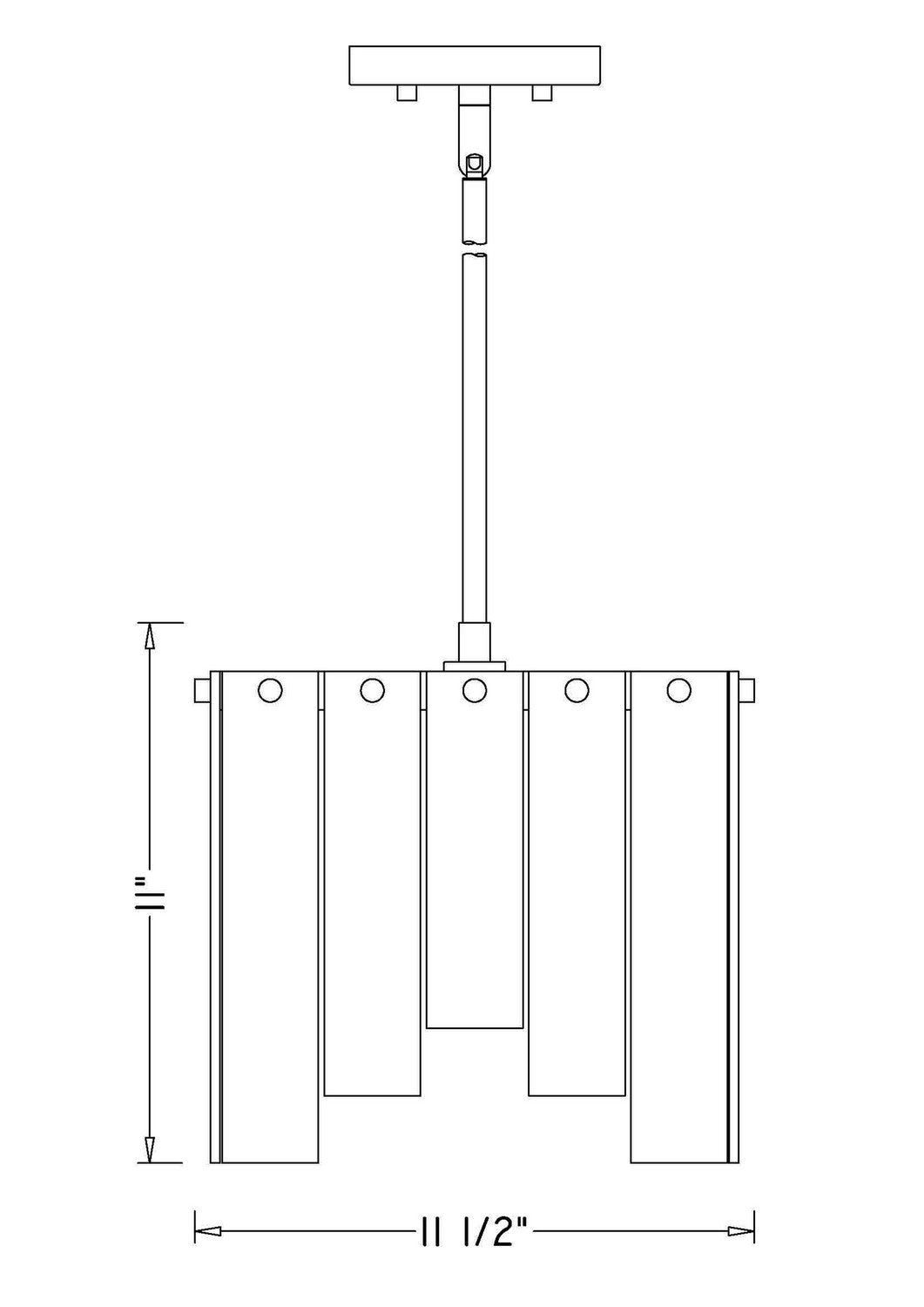 Suspension 1 lumière | Viviana