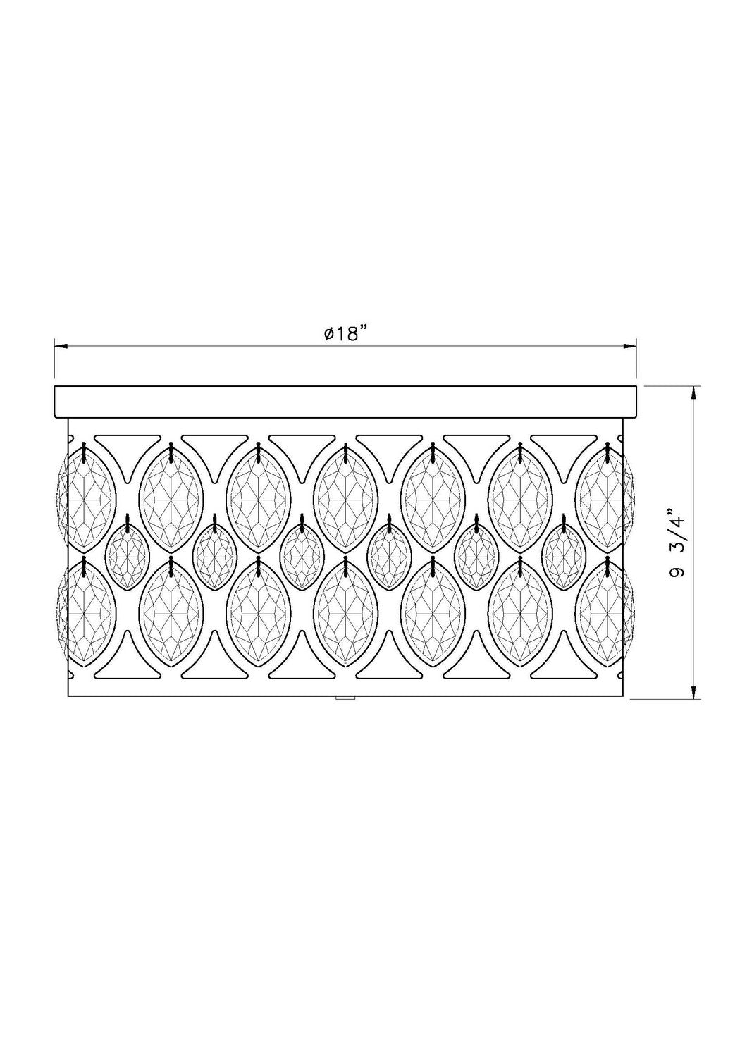 Plafonnier 5 lumières | Dealey