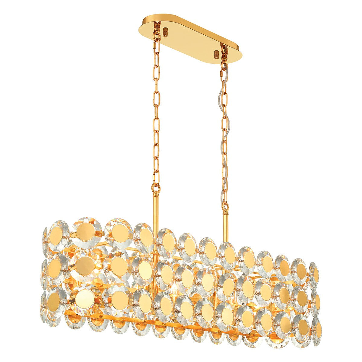 Lustre linéaire 8 lumières | Perrene