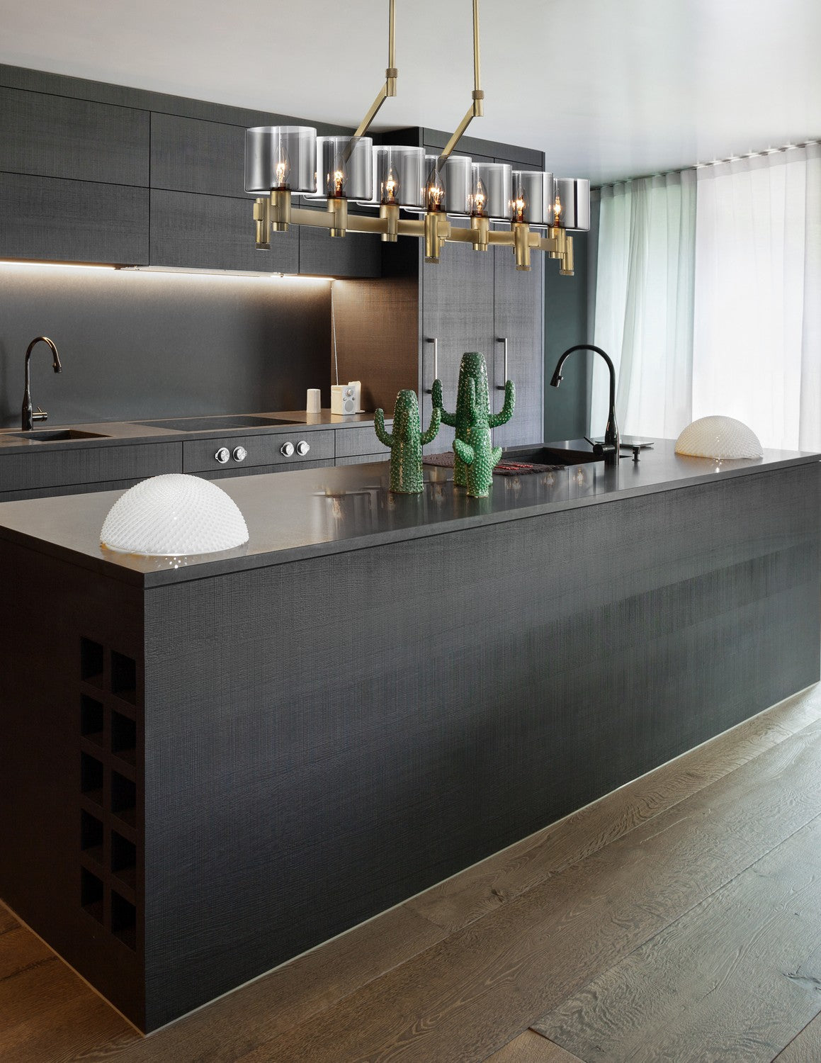 Lustre linéaire 5 lumières | Decato