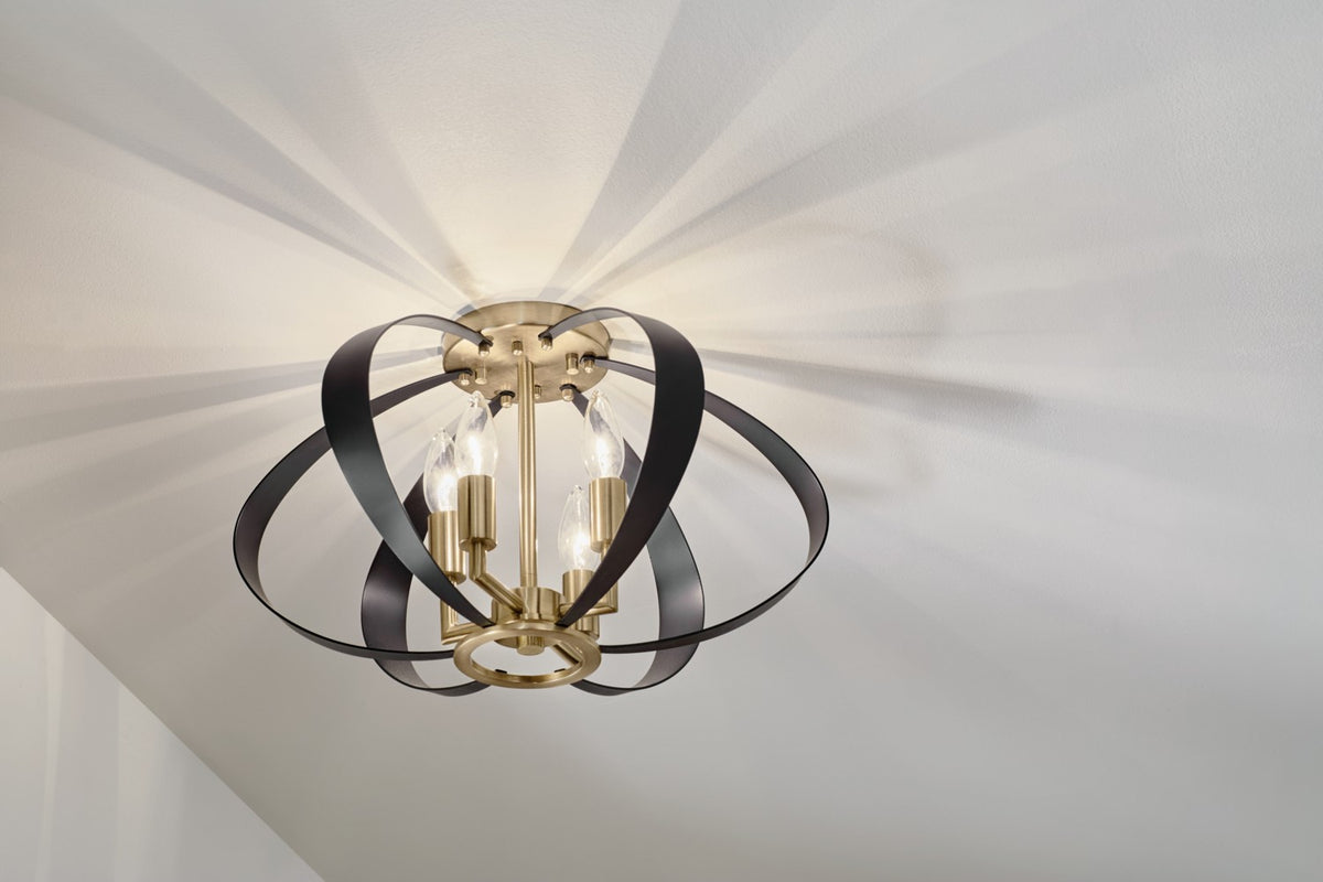 Plafonnier 4 lumières | Cecil