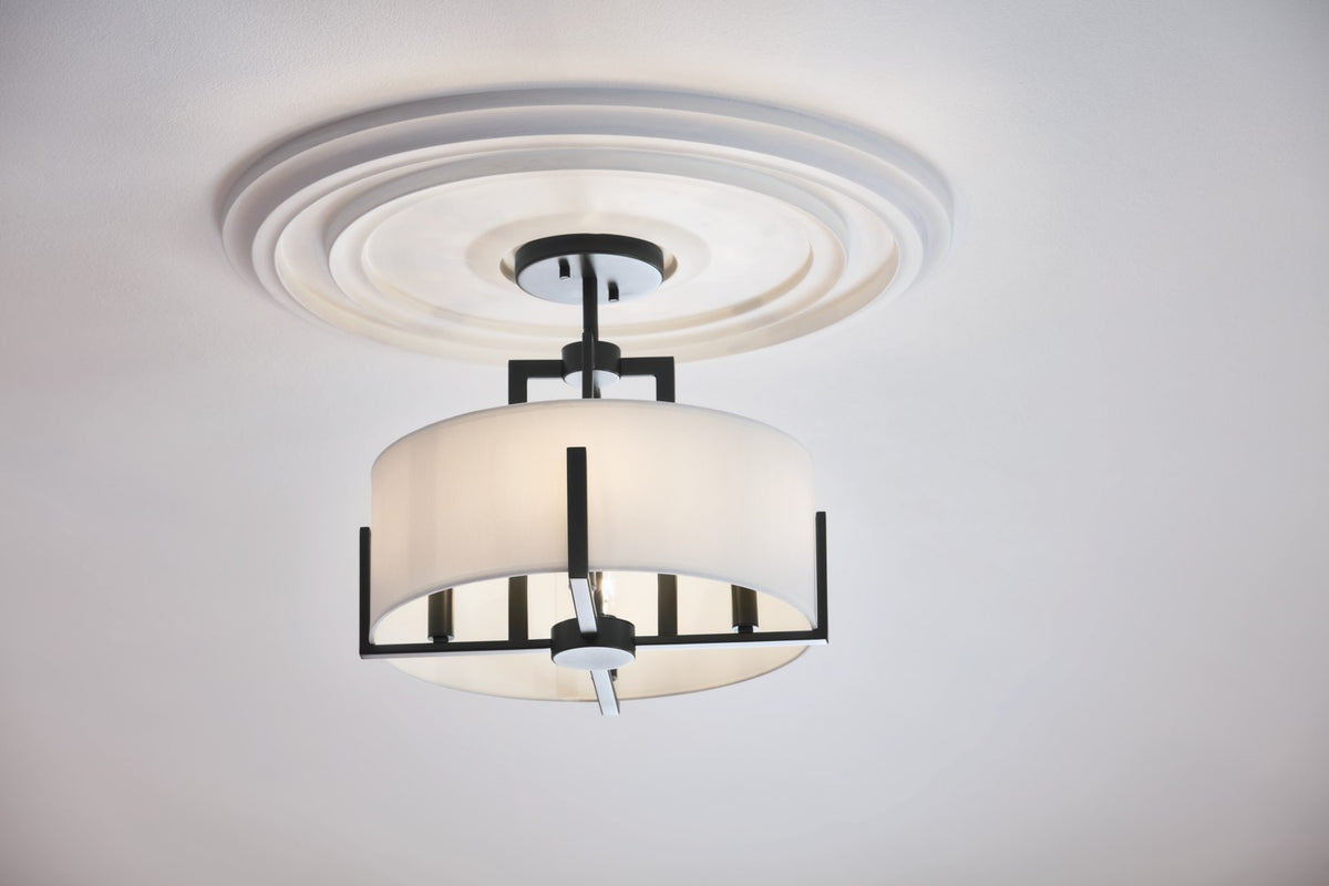 Suspension ou semi-plafonnier 4 lumières | Malen