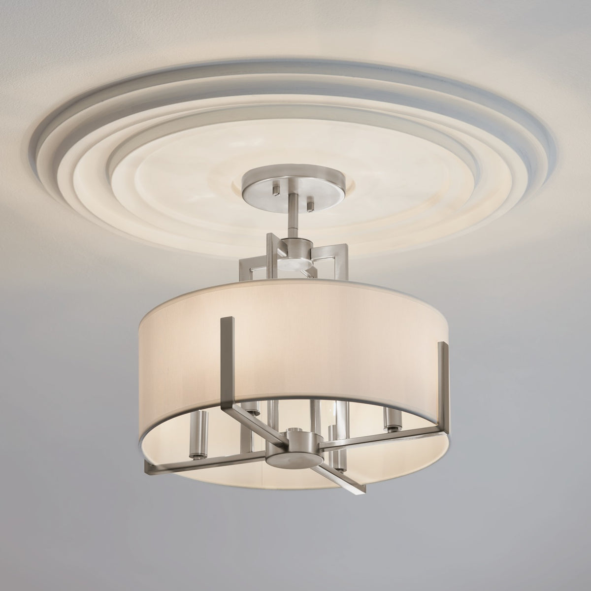 Suspension ou semi-plafonnier 4 lumières | Malen