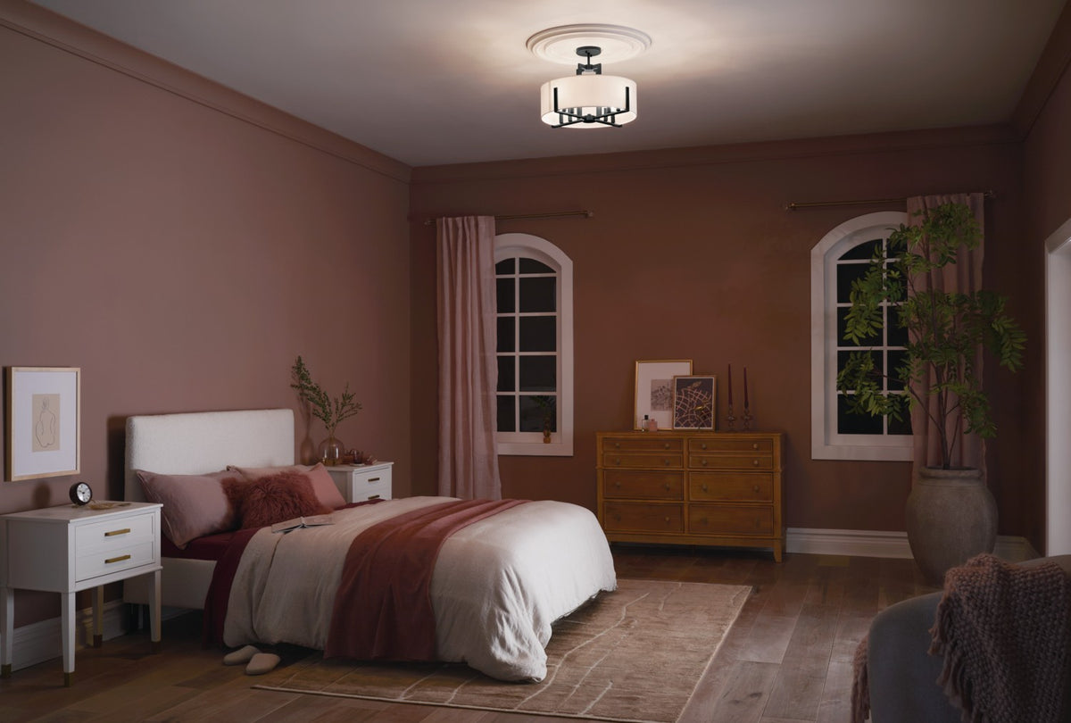 Suspension ou semi-plafonnier 8 lumières | Malen