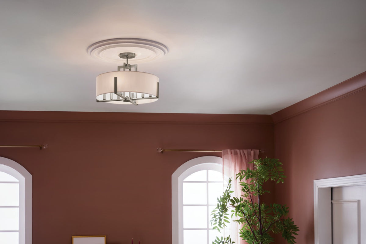 Suspension ou semi-plafonnier 8 lumières | Malen