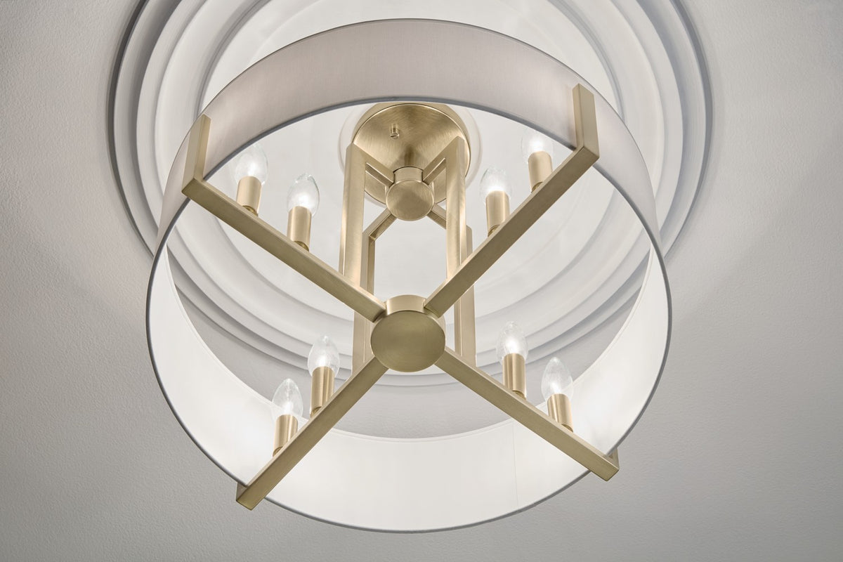 Suspension ou semi-plafonnier 8 lumières | Malen