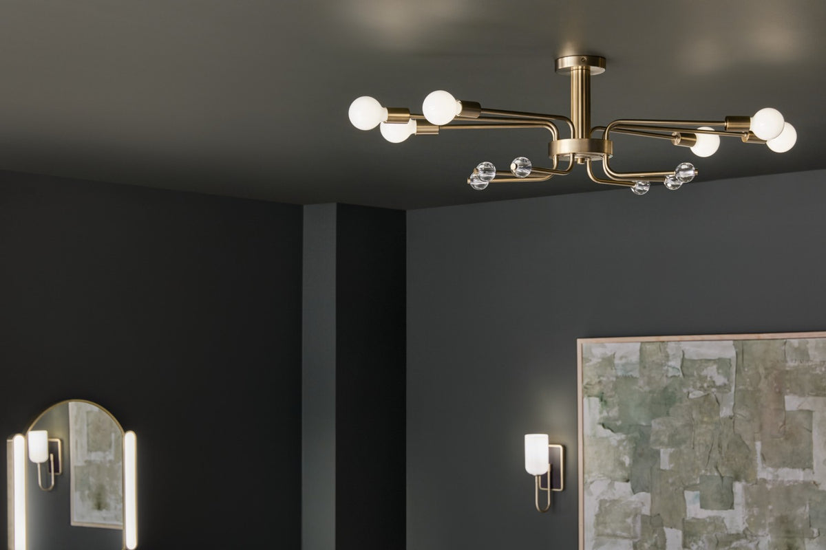 Semi-plafonnier 6 lumières | Ocala
