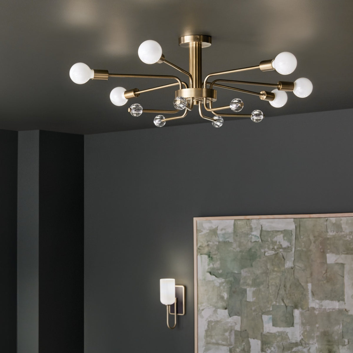 Semi-plafonnier 6 lumières | Ocala