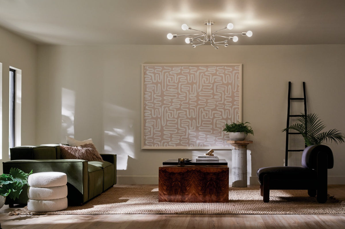 Semi-plafonnier 6 lumières | Ocala