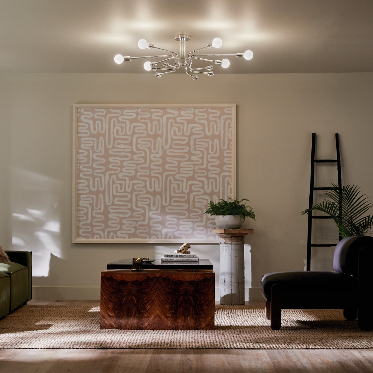 Semi-plafonnier 6 lumières | Ocala