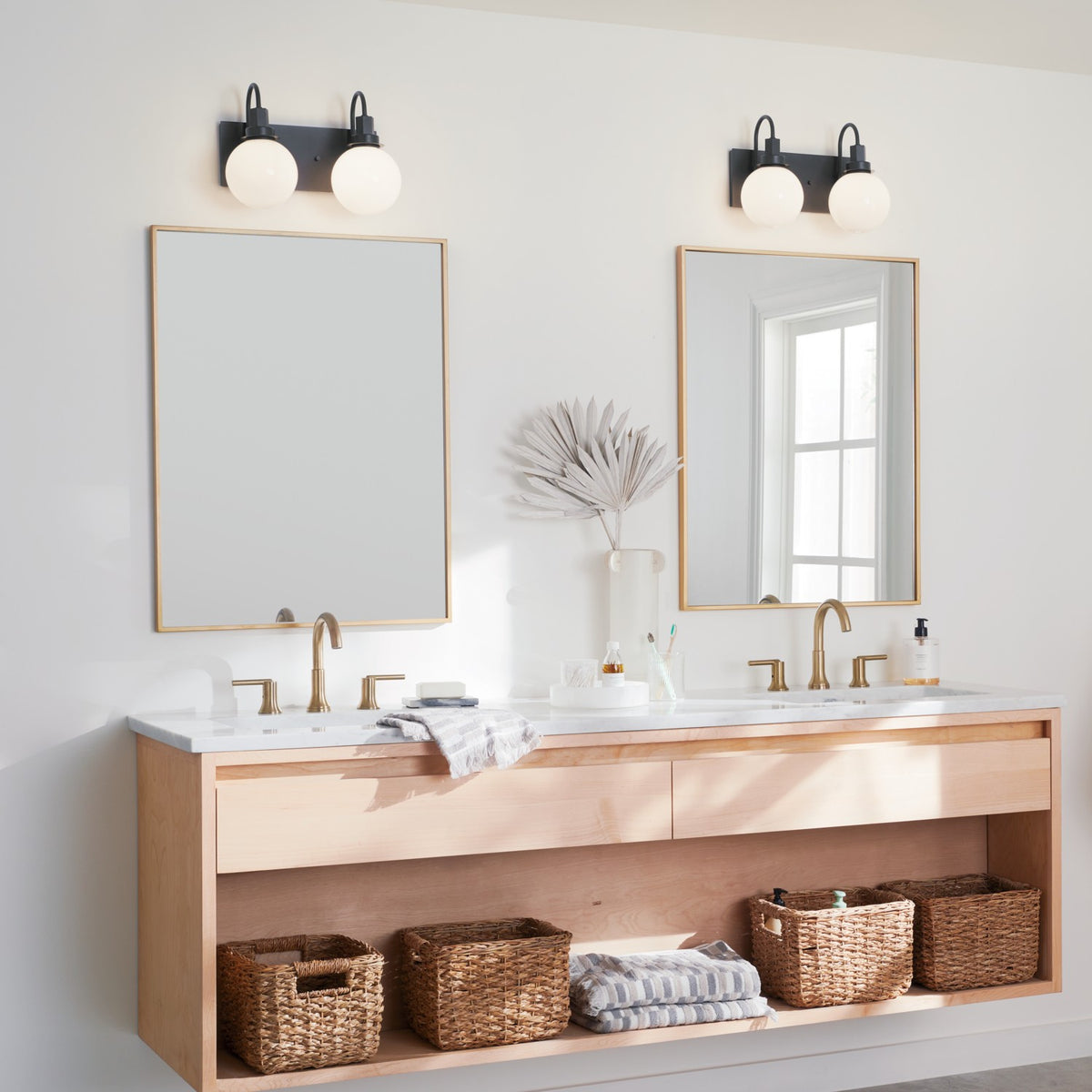 Applique de salle de bain 2 lumières | Hex