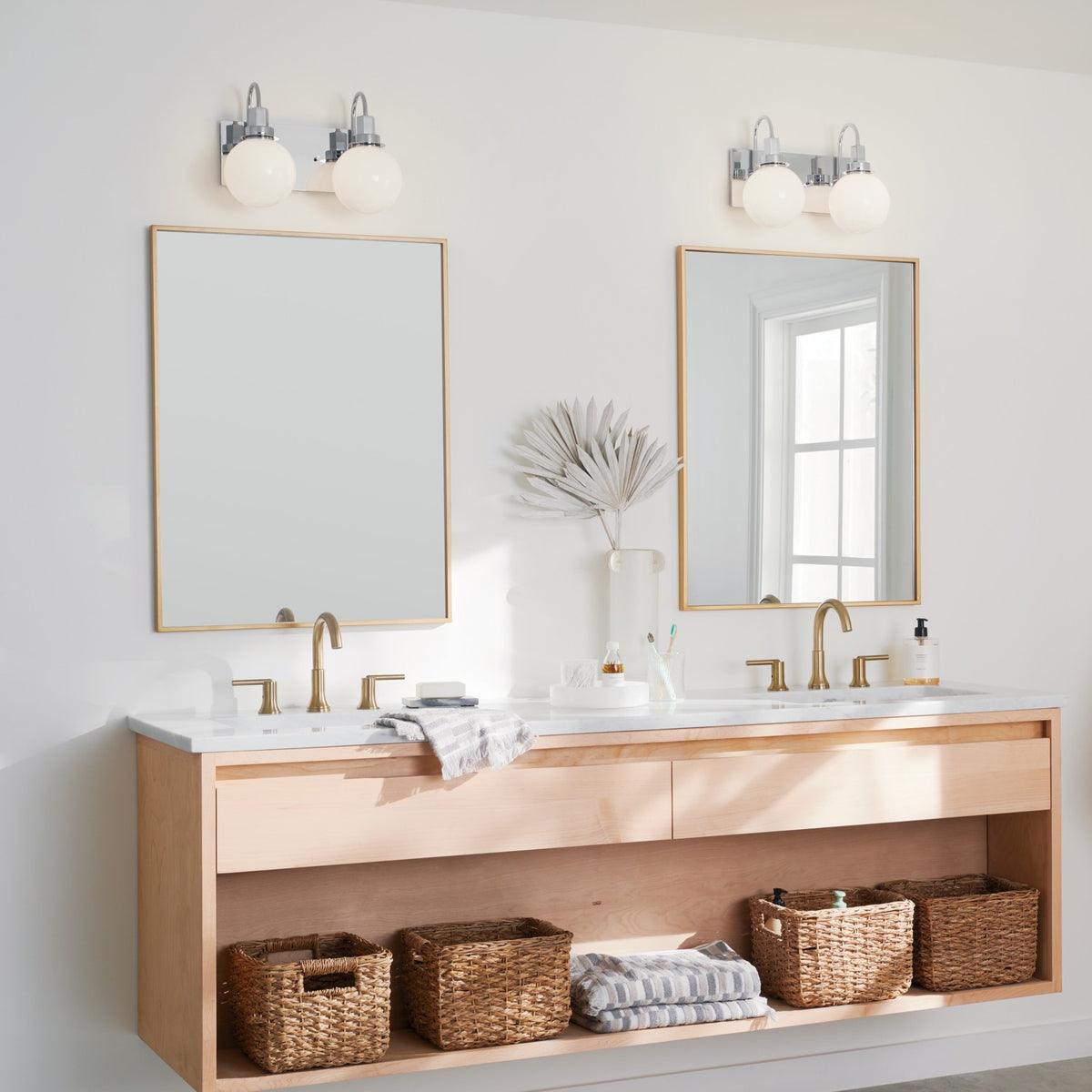 Applique de salle de bain 2 lumières | Hex