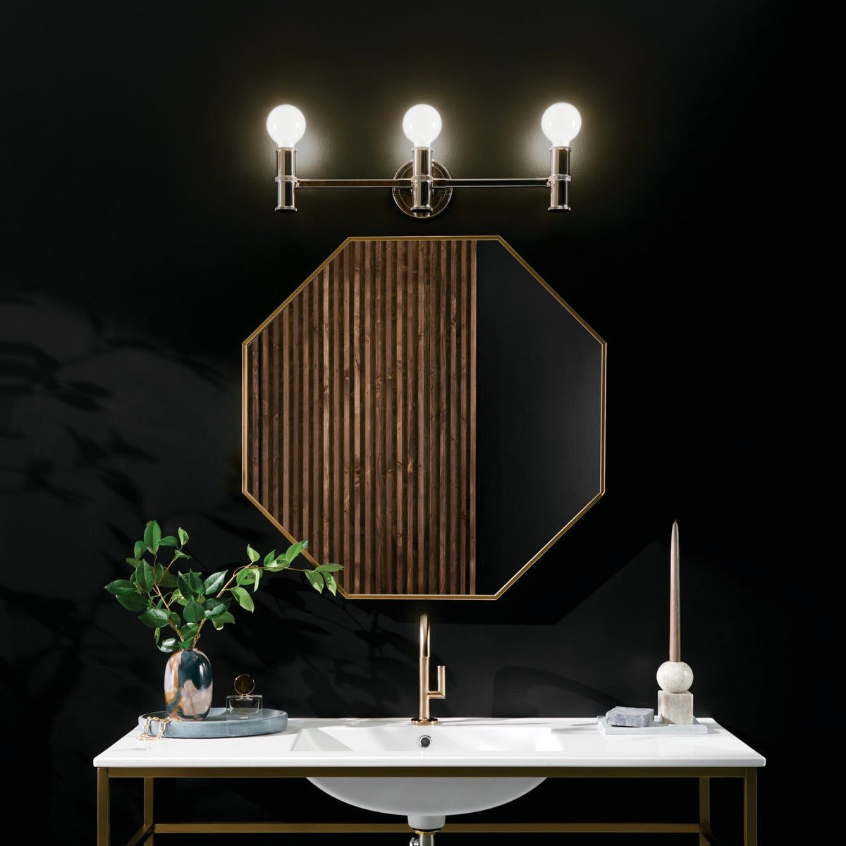 Applique de salle de bain 3 lumières | Torche