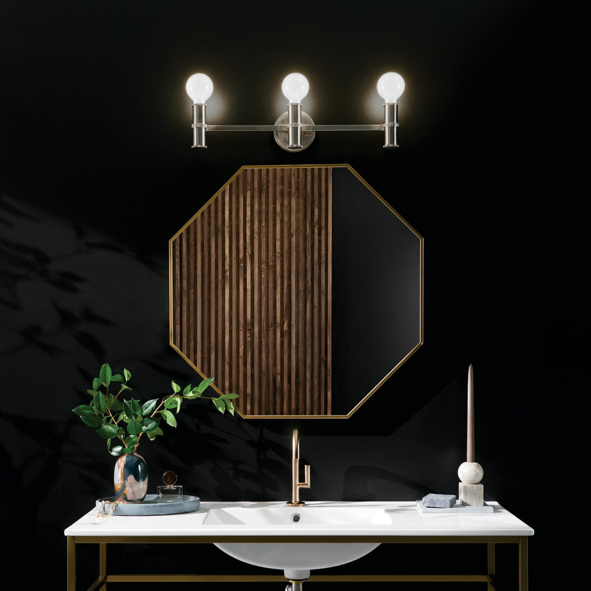 Applique de salle de bain 3 lumières | Torche