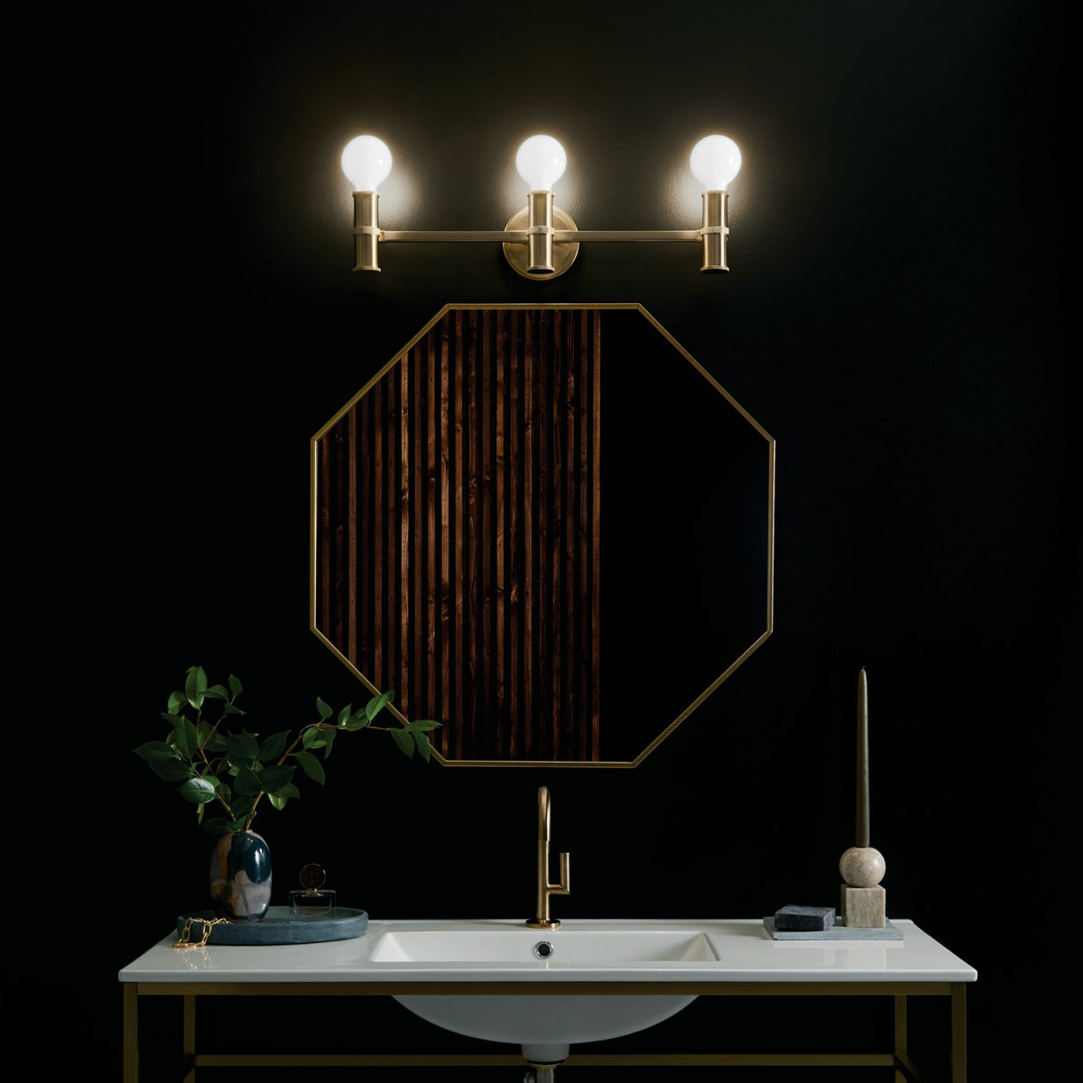 Applique de salle de bain 3 lumières | Torche