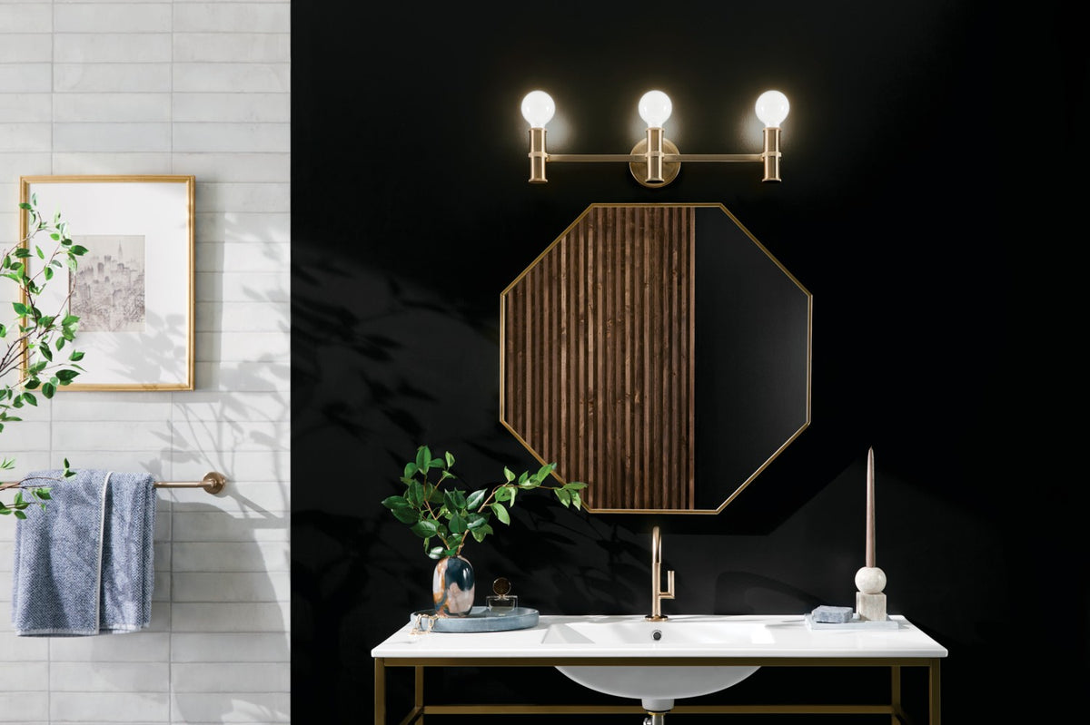 Applique de salle de bain 3 lumières | Torche