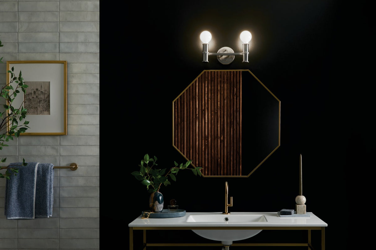 Applique de salle de bain 2 lumières | Torche