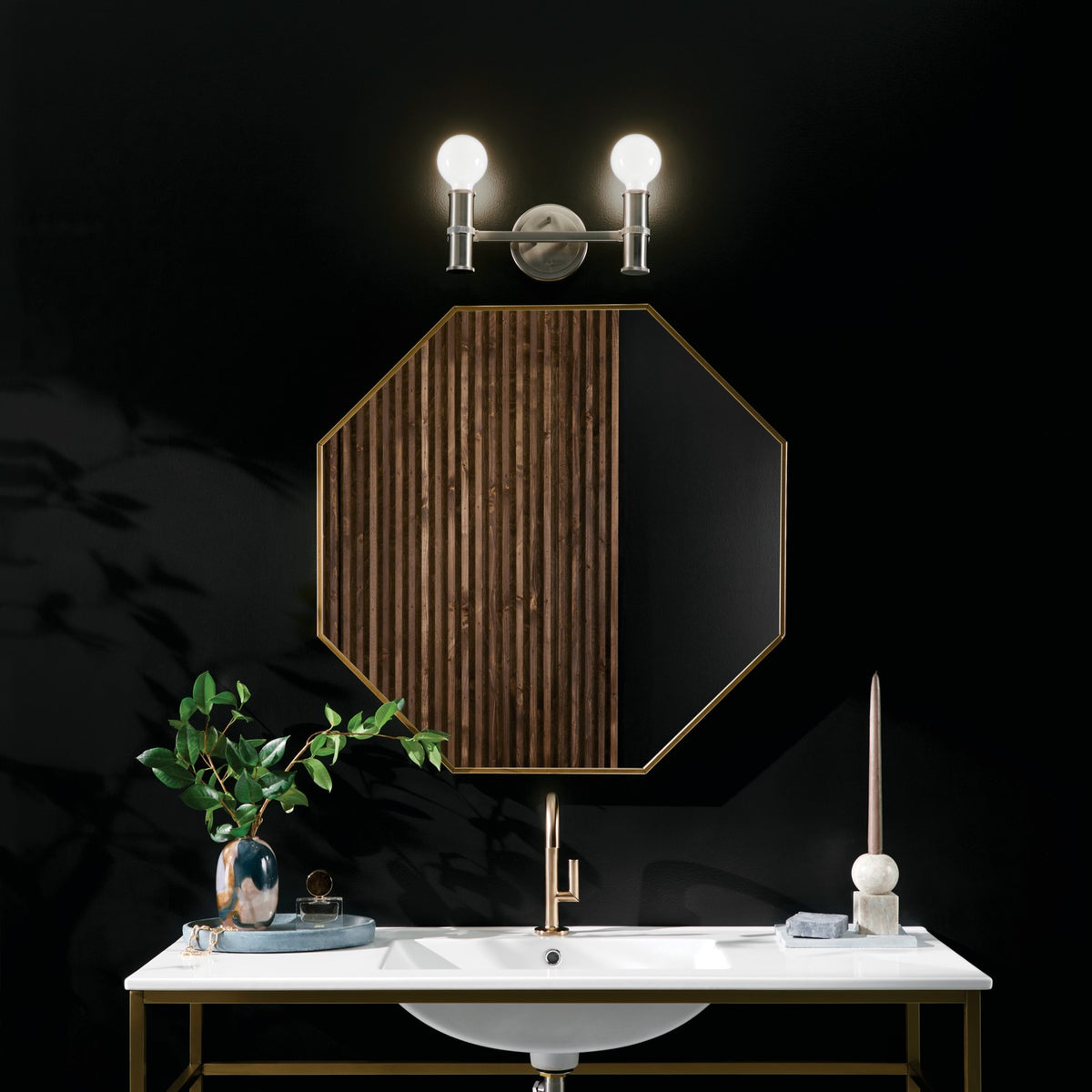 Applique de salle de bain 2 lumières | Torche