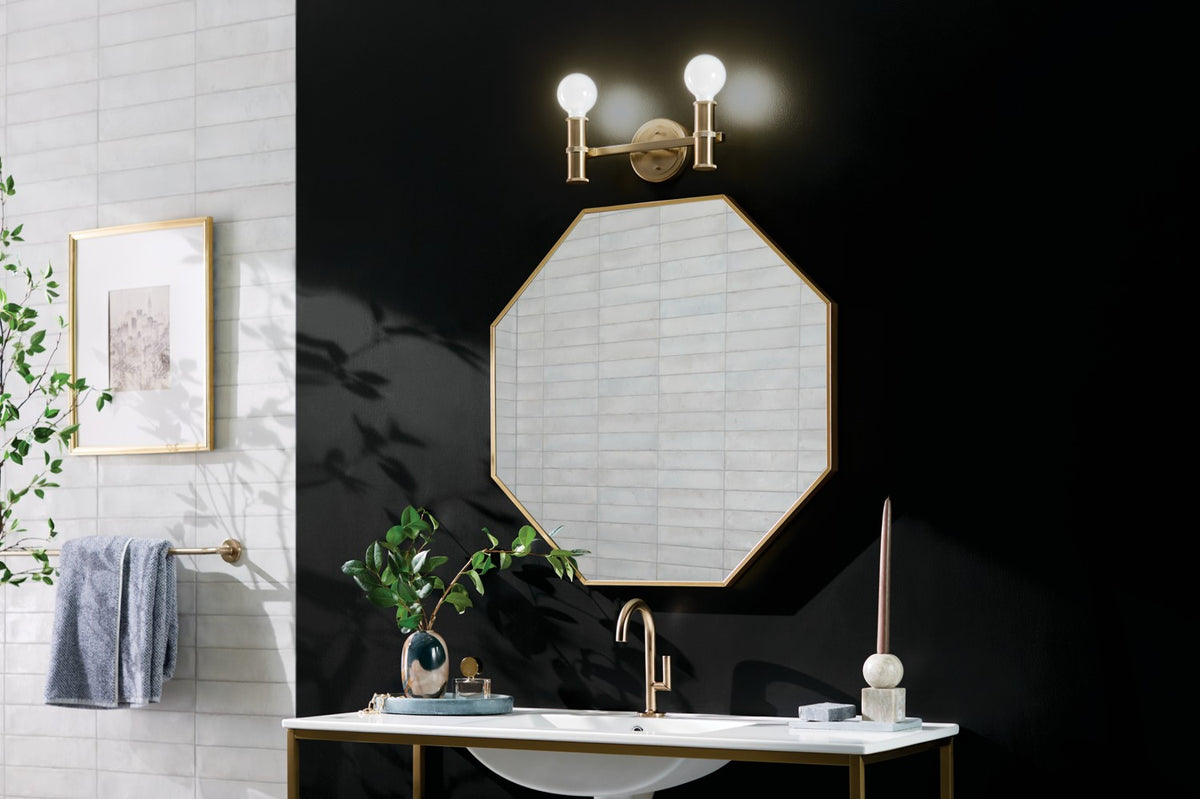 Applique de salle de bain 2 lumières | Torche