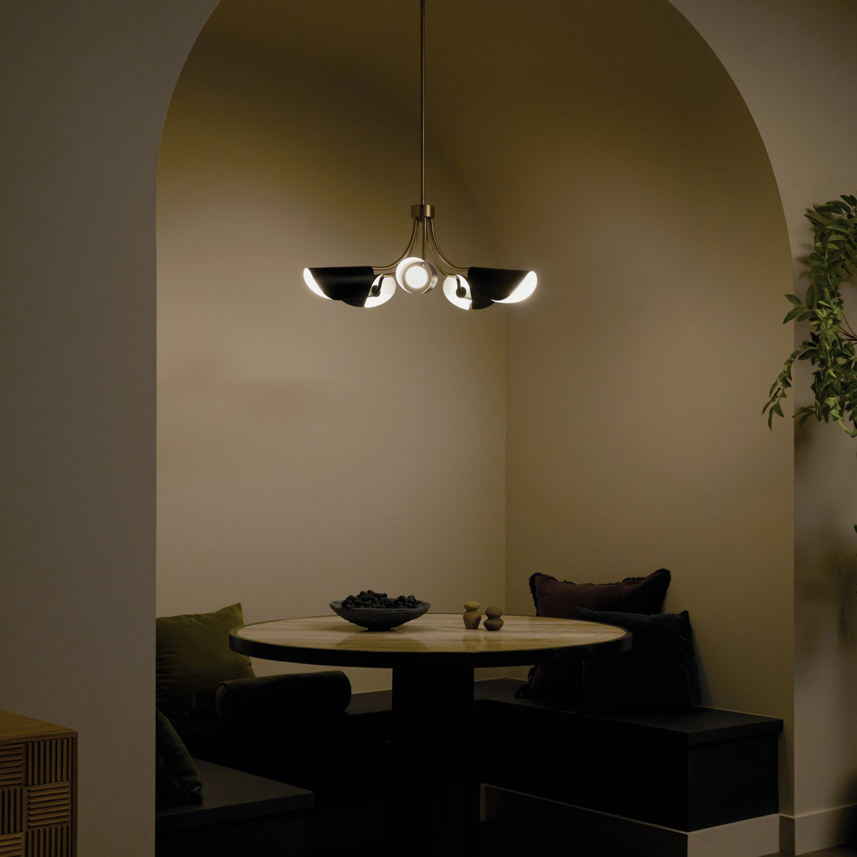 Lustre ou semi-plafonnier 5 lumières | Arcus
