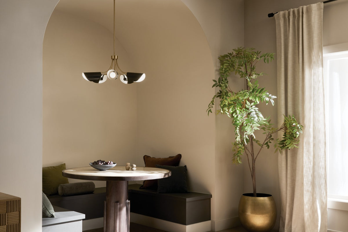 Lustre ou semi-plafonnier 5 lumières | Arcus