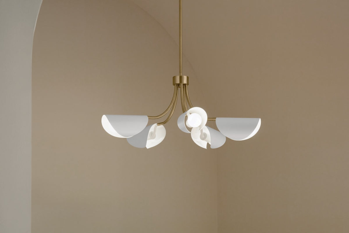 Lustre ou semi-plafonnier 5 lumières | Arcus
