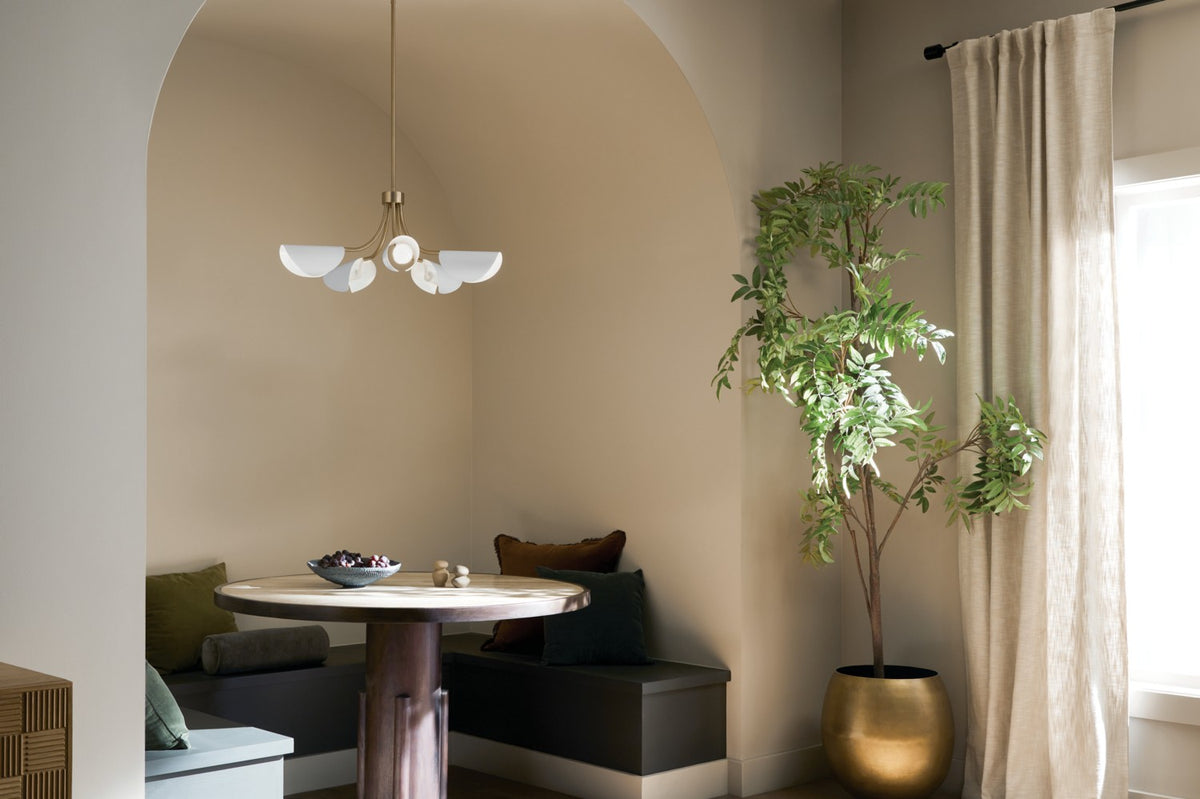 Lustre ou semi-plafonnier 5 lumières | Arcus