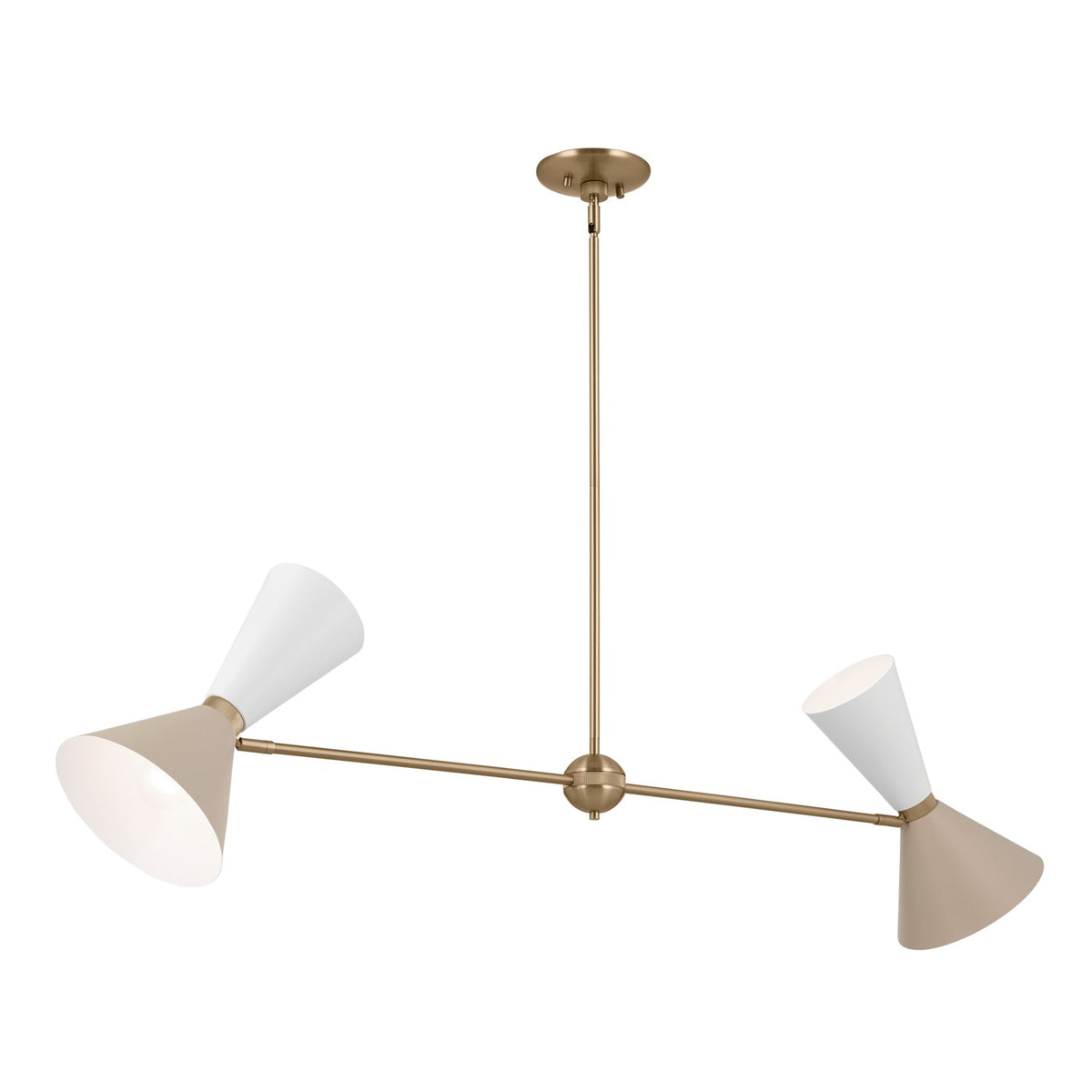 Lustre linéaire 4 lumières | Phix