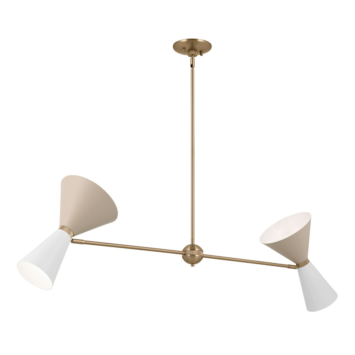 Lustre linéaire 4 lumières | Phix