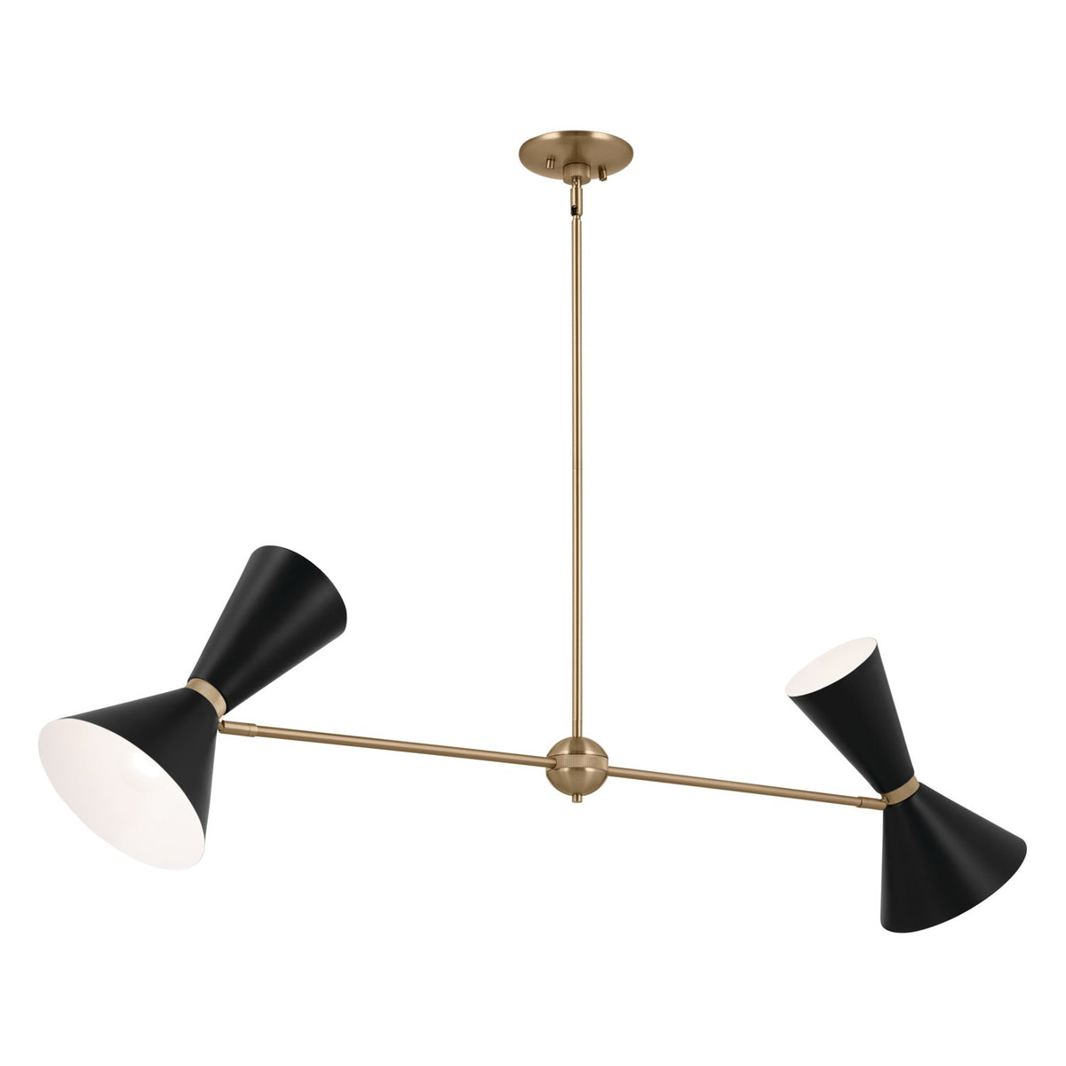 Lustre linéaire 4 lumières | Phix