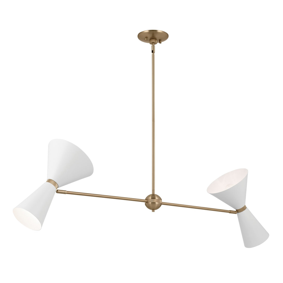 Lustre linéaire 4 lumières | Phix